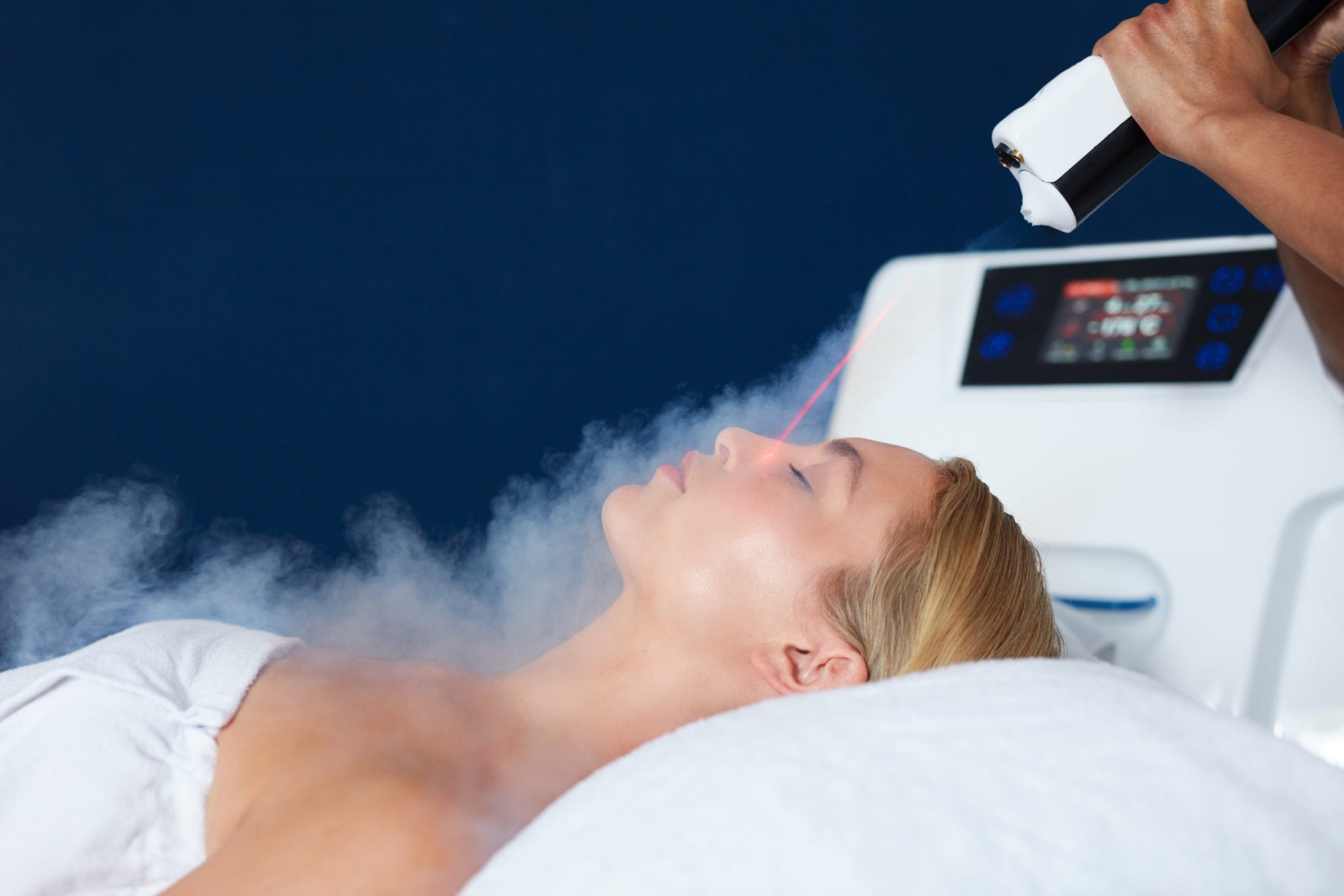 cryotherapy with female